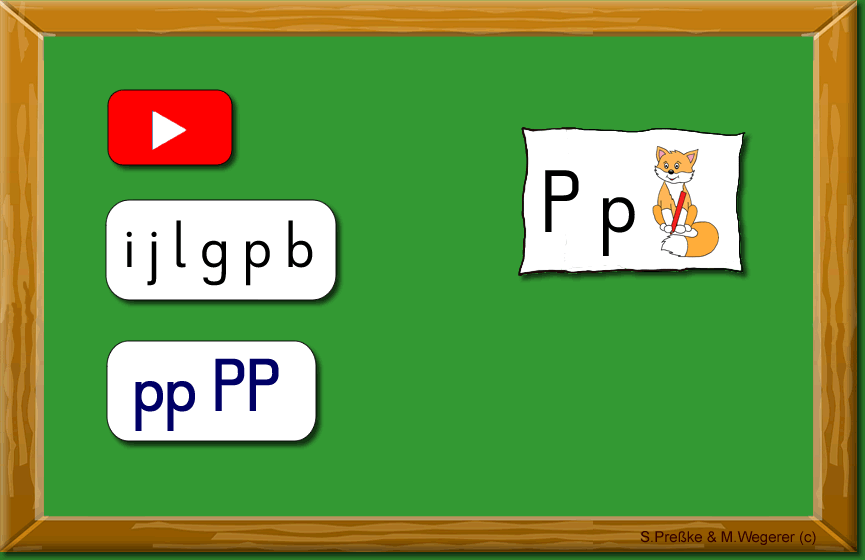 Tafelbild P p
